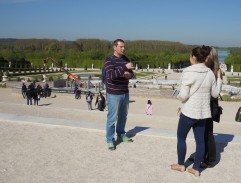 Dans les jardin du château de Versailles 