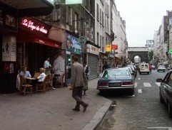 Devant la salle gym 