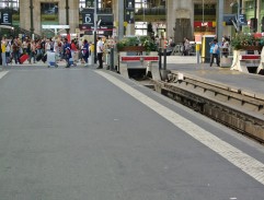 La course après le train vaine