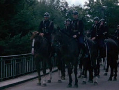 Les gendarmes à cheval