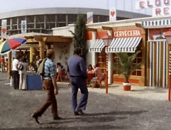 L'entrée au parc d'attractions