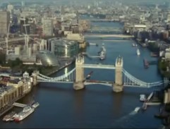 Vue aérienne de Londres 