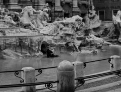 Un bain dans la fontaine