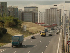 La route vers l'aéroport - Paris