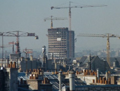 Gratte-ciel en construction