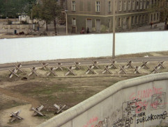 La bande de barrière à Berlin