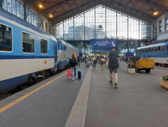 La gare de Prague