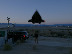 Décollage du vol d'essai