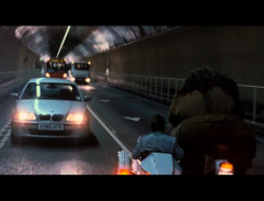 Harry et Hagrid sur la moto