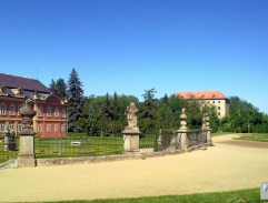 Dans le jardin du château 