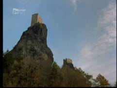 Vue sur un château médiéval